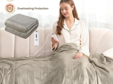 Walmart Black Friday! Full Size Heated Electric Blanket $39.99 Shipped Free (Reg. $90) – 1.3K+ FAB Ratings!