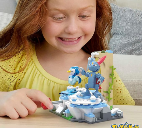 Amazon Black Friday! Mega Pokémon Piplup & Sneasel’s Snow Day Action Figure 171-Piece Building Playset $7.67 (Reg. $22) – LOWEST PRICE