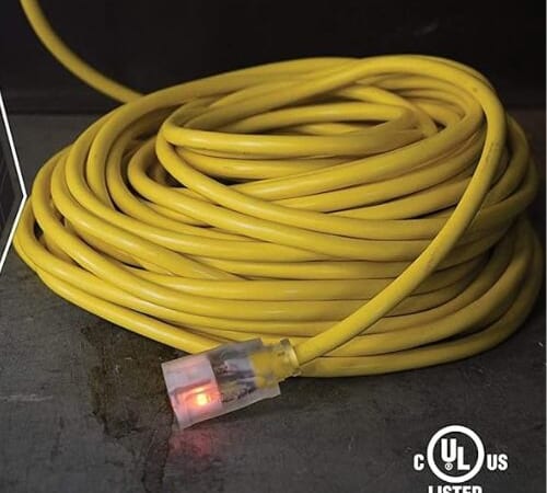 Amazon Black Friday! 12/3 Yellow Jacket Outdoor Extension Cord, 100-ft $46.08 Shipped Free (Reg. $84) – With Lighted Ends