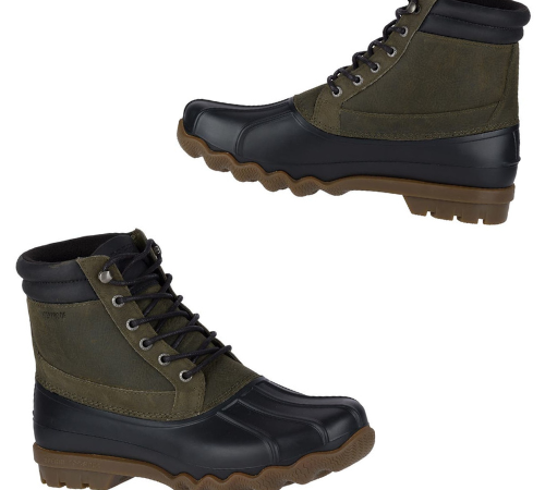 Sperry Men’s Top-Sider Brewster Duck Boots (Dark Olive) $29.38 Shipped Free (Reg. $48.98)