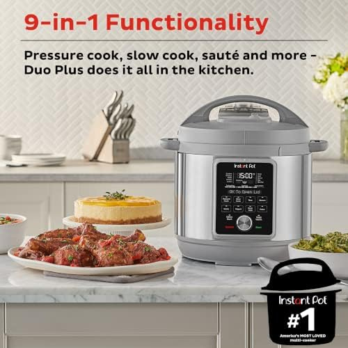 Instant Pot Duo Plus 6-Quart Whisper Quiet 9-in-1 Electric Pressure Cooker $79.95 Shipped Free (Reg. $150)