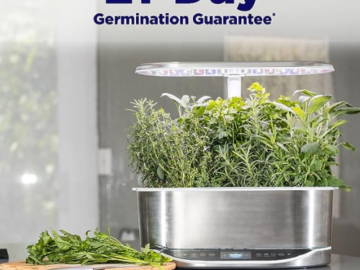 Amazon Black Friday! AeroGarden Bounty Elite Indoor Hydroponic Herb Garden with 9-Pod Herbs Seed Kit $196.58 Shipped Free (Reg. $429.95)