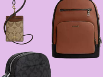 Up to 70% off Coach Outlet + an extra 25% Off everything + $99 and Under Doorbusters + Free Shipping – Prices from $20.40 (Reg. $68)