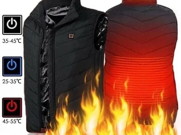 Graphene Unisex USB Heated Vest for $12 + $10 shipping