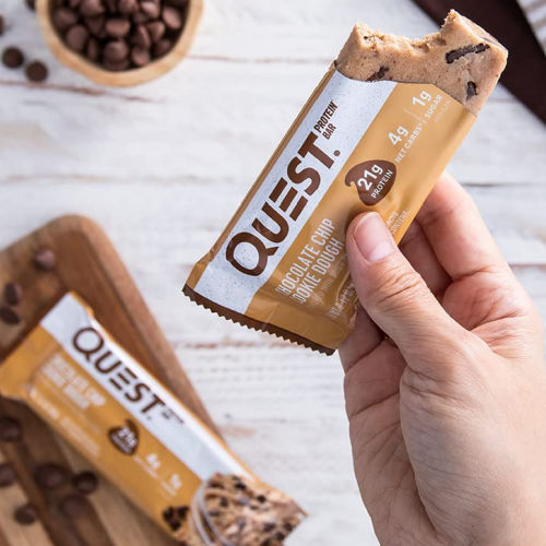 Quest Nutrition Protein Bars, Chocolate Chip Cookie Dough, 12-Count  as low as $12.98 After Coupon (Reg. $24.29) + Free Shipping – $1.08/ Bar + 6 More Flavors at this price!!!