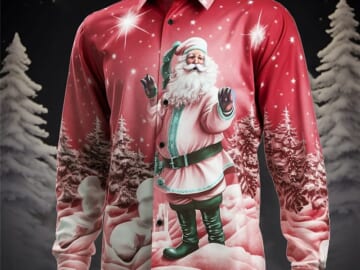 Men's Christmas Shirt for $9 + $4 shipping