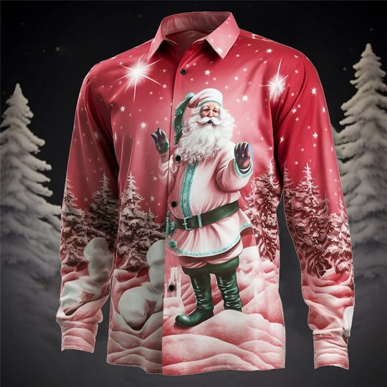 Men's Christmas Shirt for $9 + $4 shipping