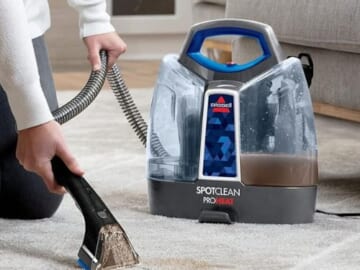 Amazon Black Friday! Bissell SpotClean ProHeat Portable Spot and Stain Carpet Cleaner as low as $71.99 Shipped Free (Reg. $133.89)