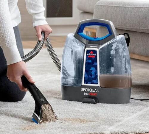 Amazon Black Friday! Bissell SpotClean ProHeat Portable Spot and Stain Carpet Cleaner as low as $71.99 Shipped Free (Reg. $133.89)