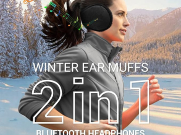 Amazon Black Friday! 2-in-1 Bluetooth 5.2 Headphones Earmuffs $19.99 (Reg. $50) – 4-Colors