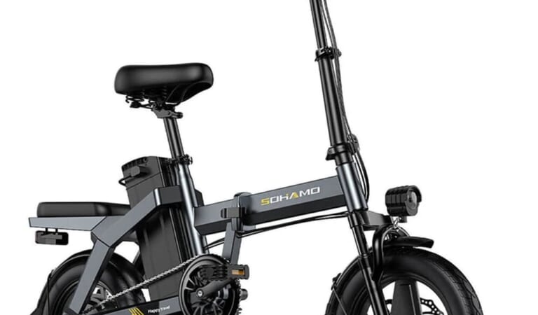 Sohamo A3 48V Foldable eBike for $400 + free shipping