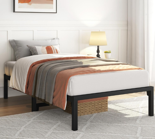 Amazon Black Friday! Enjoy a reliable and sleek bed frame with this Yaheetech 14.4 Inch Quick Lock Metal Bed Frame, Twin Size for just $44.50 Shipped Free (Reg. $69.99)