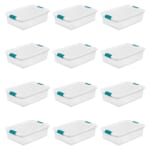 Sterilite 32 Qt Storage Box Container 12-Pack for $90 + free shipping