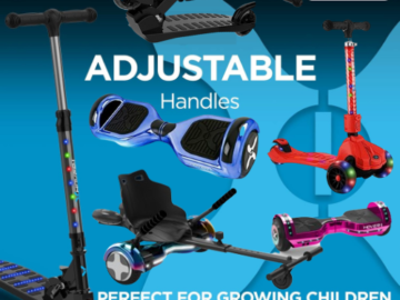 Amazon Black Friday! Save up to 58% on Hover-1 Scooters, Hoverboards & More from $29.78 (Reg. $60+)