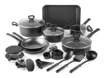 Cooks 30-Piece Aluminum Non-Stick Cookware Set for $50 + free shipping