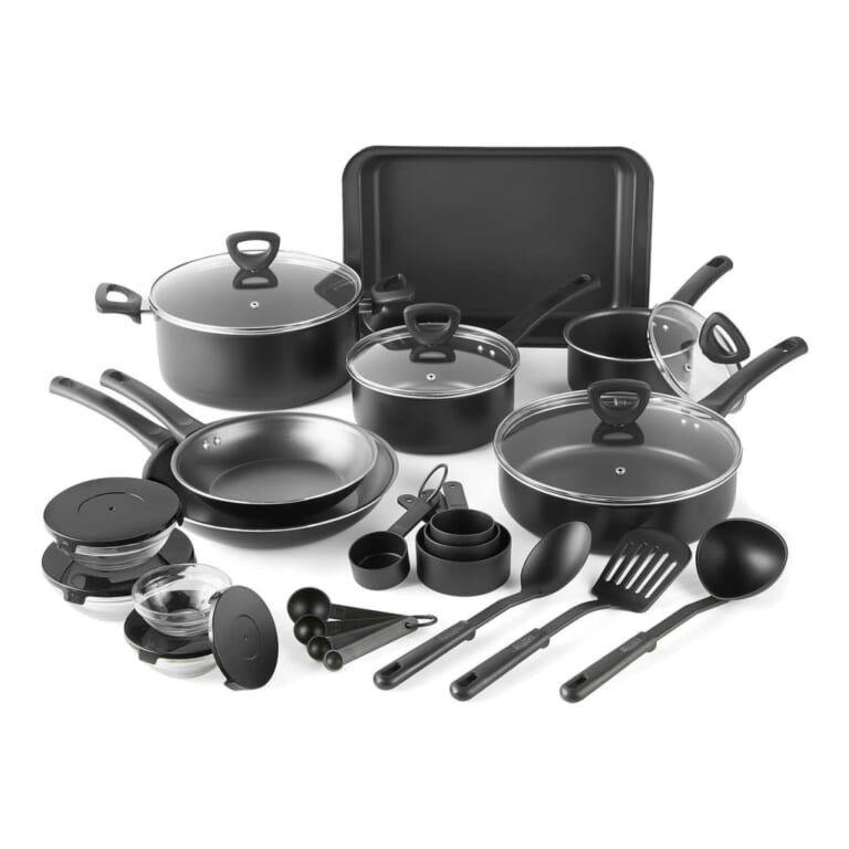 Cooks 30-Piece Aluminum Non-Stick Cookware Set for $50 + free shipping