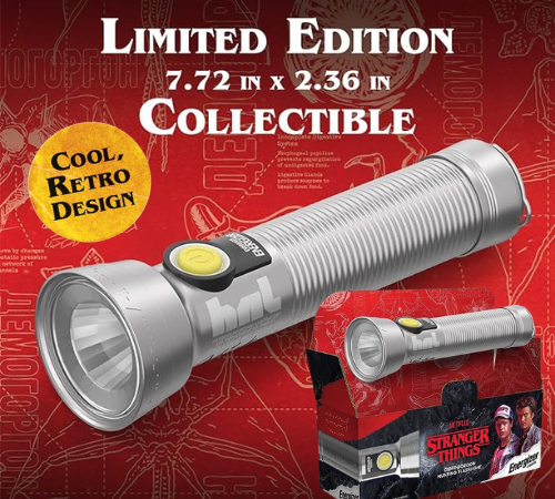 Amazon Cyber Monday! Stranger Things Demogorgon Hunting LED Flashlight, Collector’s Edition $9.59 (Reg. $25) – Perfect gift for all Stranger Things fans