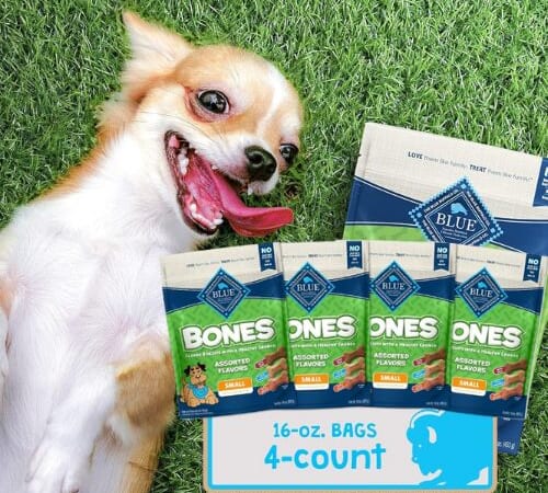 Amazon Cyber Monday! Blue Buffalo Bones Natural Crunchy Dog Treats, 4 Variety Pack as low as $8.96 Shipped Free (Reg. $27.96) – $2.24/Bag