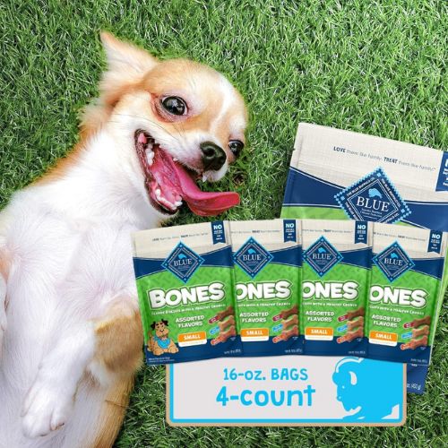 Amazon Cyber Monday! Blue Buffalo Bones Natural Crunchy Dog Treats, 4 Variety Pack as low as $8.96 Shipped Free (Reg. $27.96) – $2.24/Bag