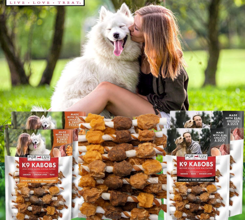 Pur Luv K9 Kabobs 12-Oz Dog Chew Treats 4-Count Variety Pack as low as $22.30 (Reg. $51.96) – $5.57/Pouch