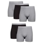 Amazon Cyber Monday! Hanes Men’s Boxer Briefs, 5-Pack (Black/Grey) as low as $11.97 Shipped Free (Reg. $18) – $2.39 Each, S-XL