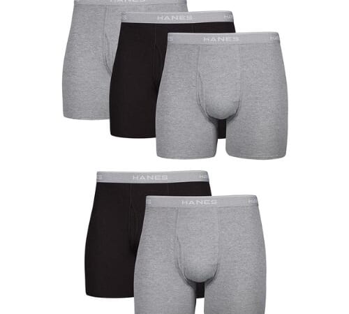 Amazon Cyber Monday! Hanes Men’s Boxer Briefs, 5-Pack (Black/Grey) as low as $11.97 Shipped Free (Reg. $18) – $2.39 Each, S-XL