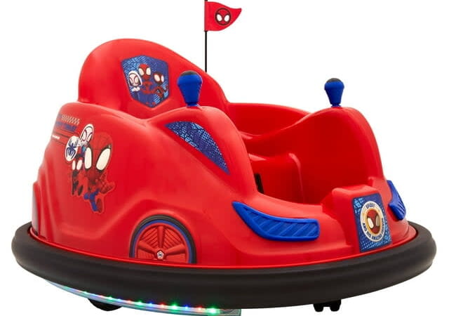 Marvel Spidey and His Amazing Friends 6V Bumper Car for $79 + free shipping