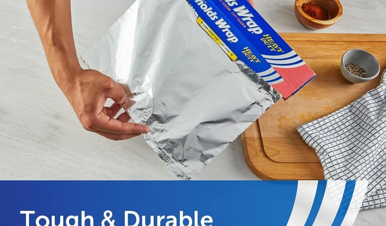 Amazon Cyber Monday! Reynolds Wrap Heavy Duty Aluminum Foil, 50 Sq. Ft. as low as $3.38 Shipped Free (Reg. $7) – $0.07/ Sq. Ft.