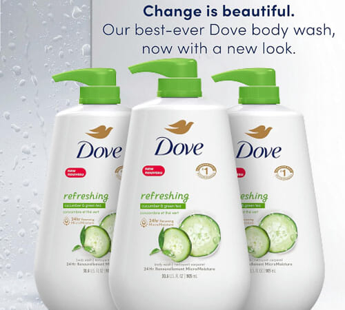 Amazon Cyber Monday! Dove Body Wash with Pump Refreshing Cucumber and Green Tea, 3-Count as low as $19.70 Shipped Free (Reg. $29.97) – $6.57 Each