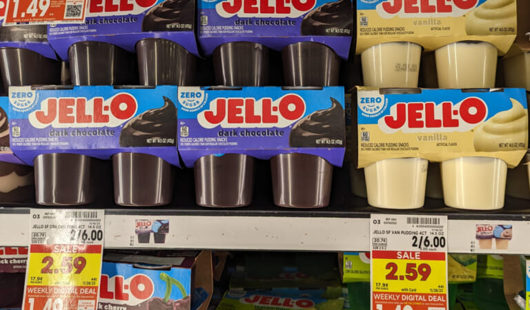 Jell-O Gelatin Or Pudding 4-Packs Just $1.49 At Kroger