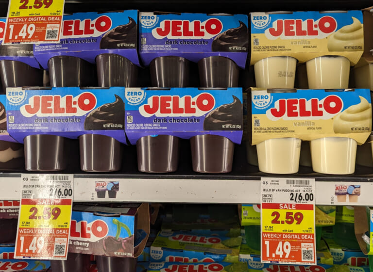 Jell-O Gelatin Or Pudding 4-Packs Just $1.49 At Kroger