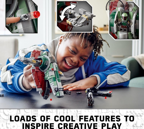 Amazon Cyber Monday! LEGO Star Wars 593-Piece Boba Fett Starship Building Toy Mandalorian Model Set $27.29 (Reg. $50) – LOWEST PRICE