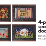 QVC | 4 Coir Seasonal Doormats For $54.98 Shipped Or Less!