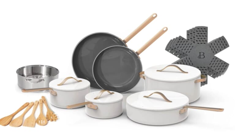 Beautiful 20-Piece Ceramic Non-Stick Cookware Set only $99 shipped (Reg. $200!)