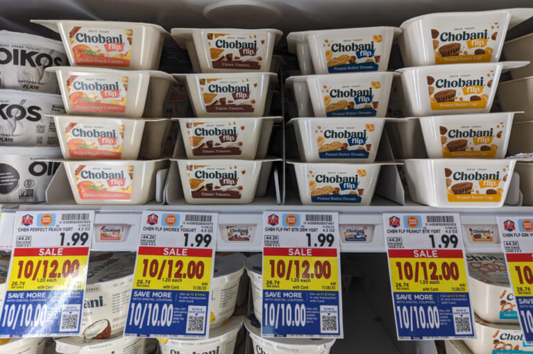 Chobani Flip Yogurt As Low As $1 At Kroger