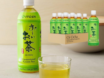 Ito En 12-Pack Oi Ocha Unsweetened Green Tea as low as $11.88 Shipped Free (Reg. $17) – 99¢/16.9 Oz Bottle + MORE