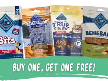 Amazon | B1G1 Blue Buffalo Pet Treats