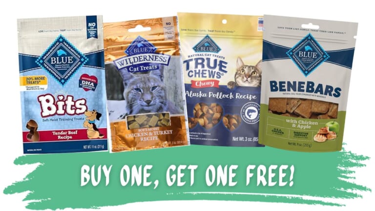 Amazon | B1G1 Blue Buffalo Pet Treats