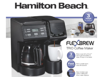 Walmart Cyber Monday! Hamilton Beach FlexBrew Trio Coffee Maker $50 Shipped Free (Reg. $90)