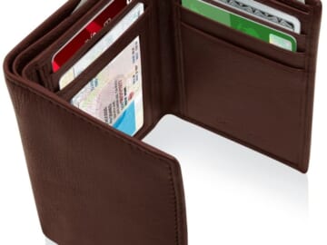 Access Denied Men's RFID-Blocking Leather Slim Wallet for $15 + free shipping