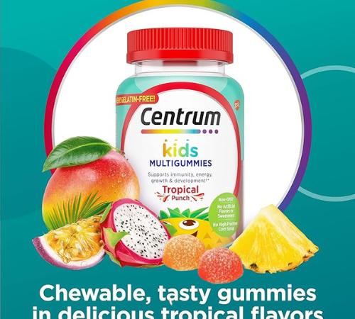 Centrum 150-Count Kids’ Multivitamin Gummies, Tropical Punch as low as $5.24 After Coupon (Reg. $15) + Free Shipping – 3¢/Gummy