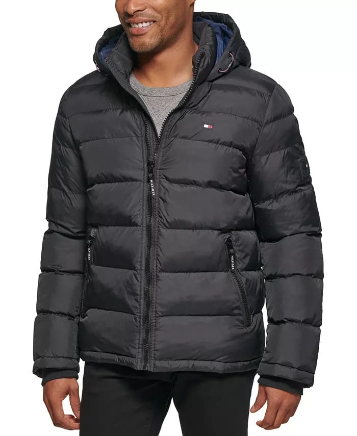 Tommy Hilfiger Men's Quilted Puffer Jacket for $75 + free shipping