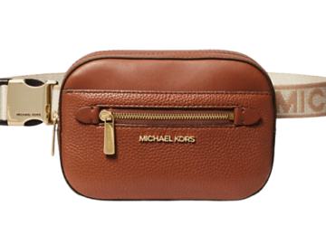 Michael Kors Jet Set Small Pebbled Leather Belt Bag for $50 + free shipping