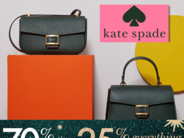 Kate Spade Outlet’s Cyber Monday Sale! Enjoy up to 70% off + an extra 25% off everything with code!