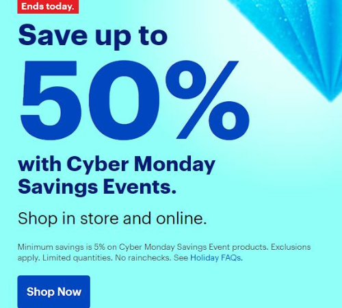 Best Buy Cyber Monday Savings! Save up to 50% with Cyber Monday Savings Events – Shop in store and online!