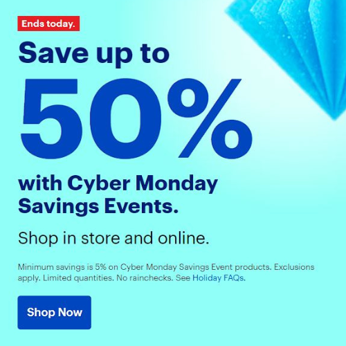 Best Buy Cyber Monday Savings! Save up to 50% with Cyber Monday Savings Events – Shop in store and online!