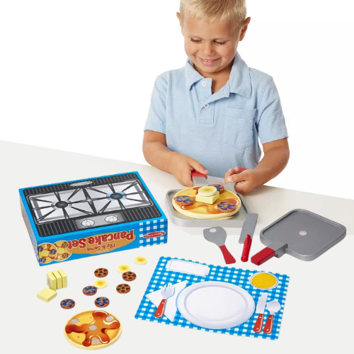 Amazon Cyber Monday! Melissa & Doug Wooden Flip and Serve Pancake 19-Piece Set $13.19 (Reg. $28) – LOWEST PRICE