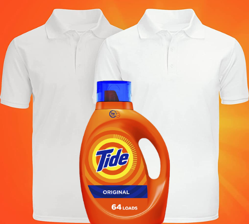 Tide Liquid Original Laundry Detergent, 64 Loads as low as $6.03 After Coupon when you buy 4 (Reg. $16) + Free Shipping! 9¢/Load!