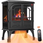 Warmtoo 24'' 1,500W Freestanding Electric Fireplace for $120 + free shipping