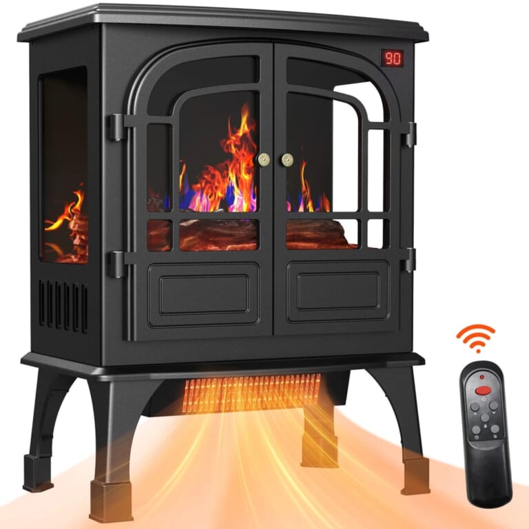 Warmtoo 24'' 1,500W Freestanding Electric Fireplace for $120 + free shipping